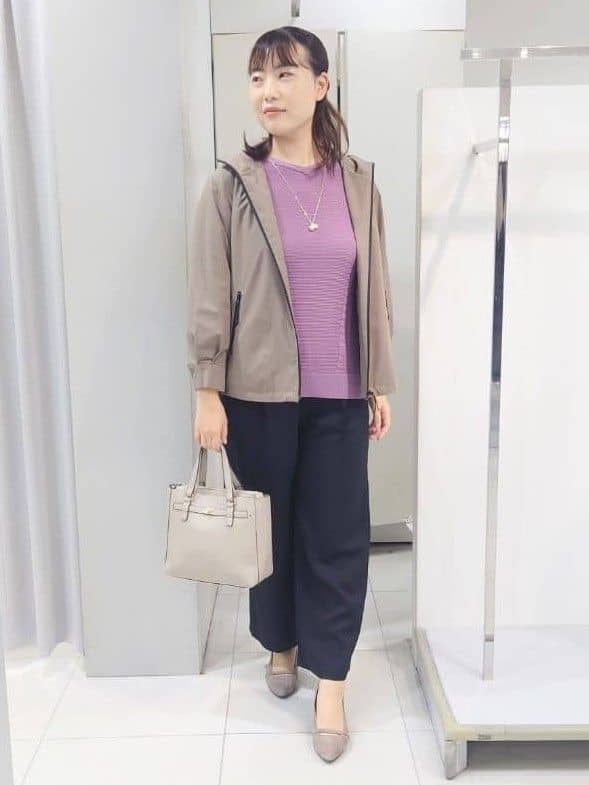 AZUSAさんの「Reflect｜【パンツ合わせにぴったり◎】ゆったりオフボディニット」を使ったコーディネート