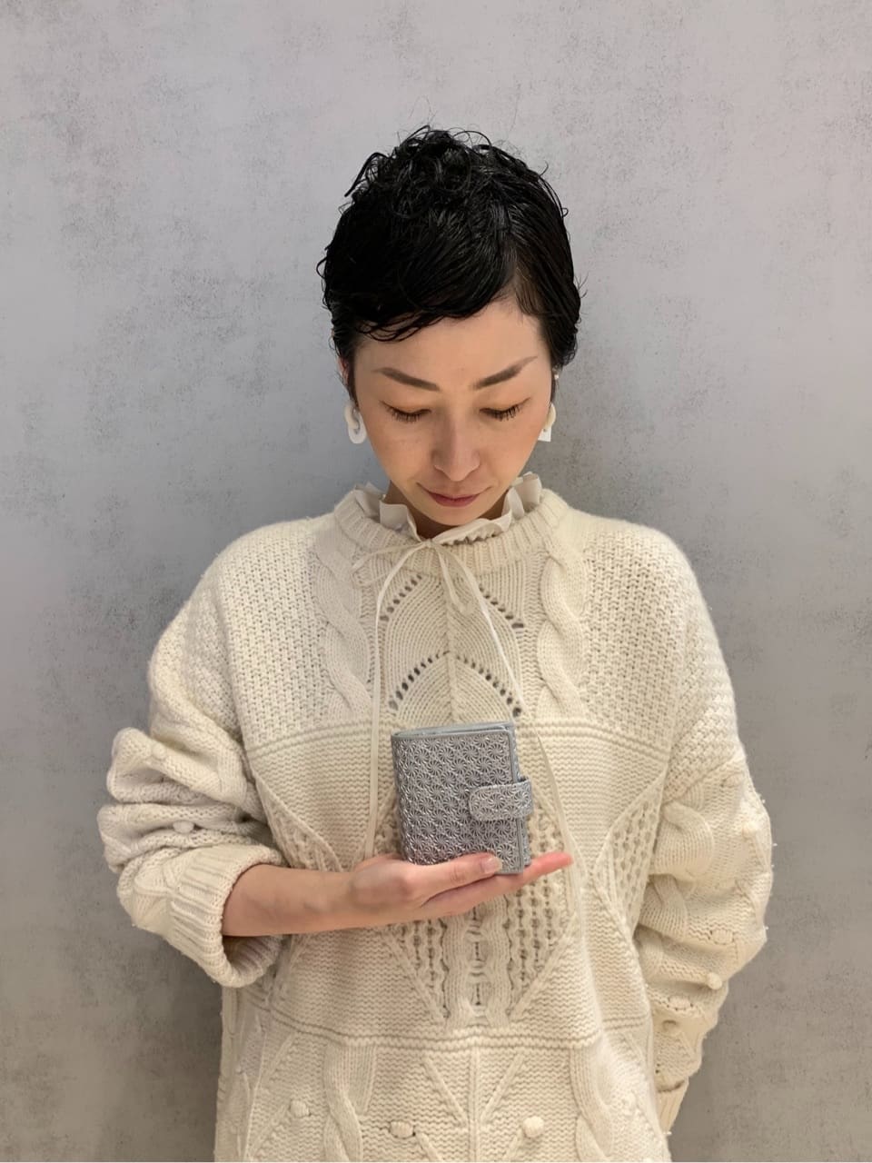 Kさんの「HIROKO HAYASHI｜GIRASOLE（ジラソーレ）薄型二つ折り財布」を使ったコーディネート