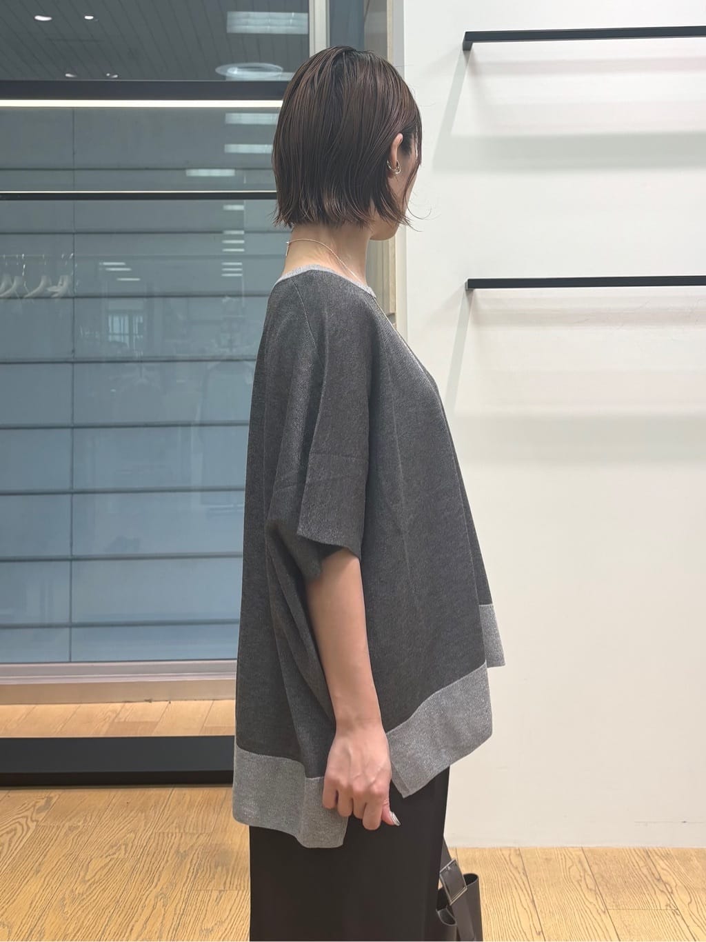 asamiさんの「INDIVI｜【着心地◎！】タックワイドパンツ」を使ったコーディネート