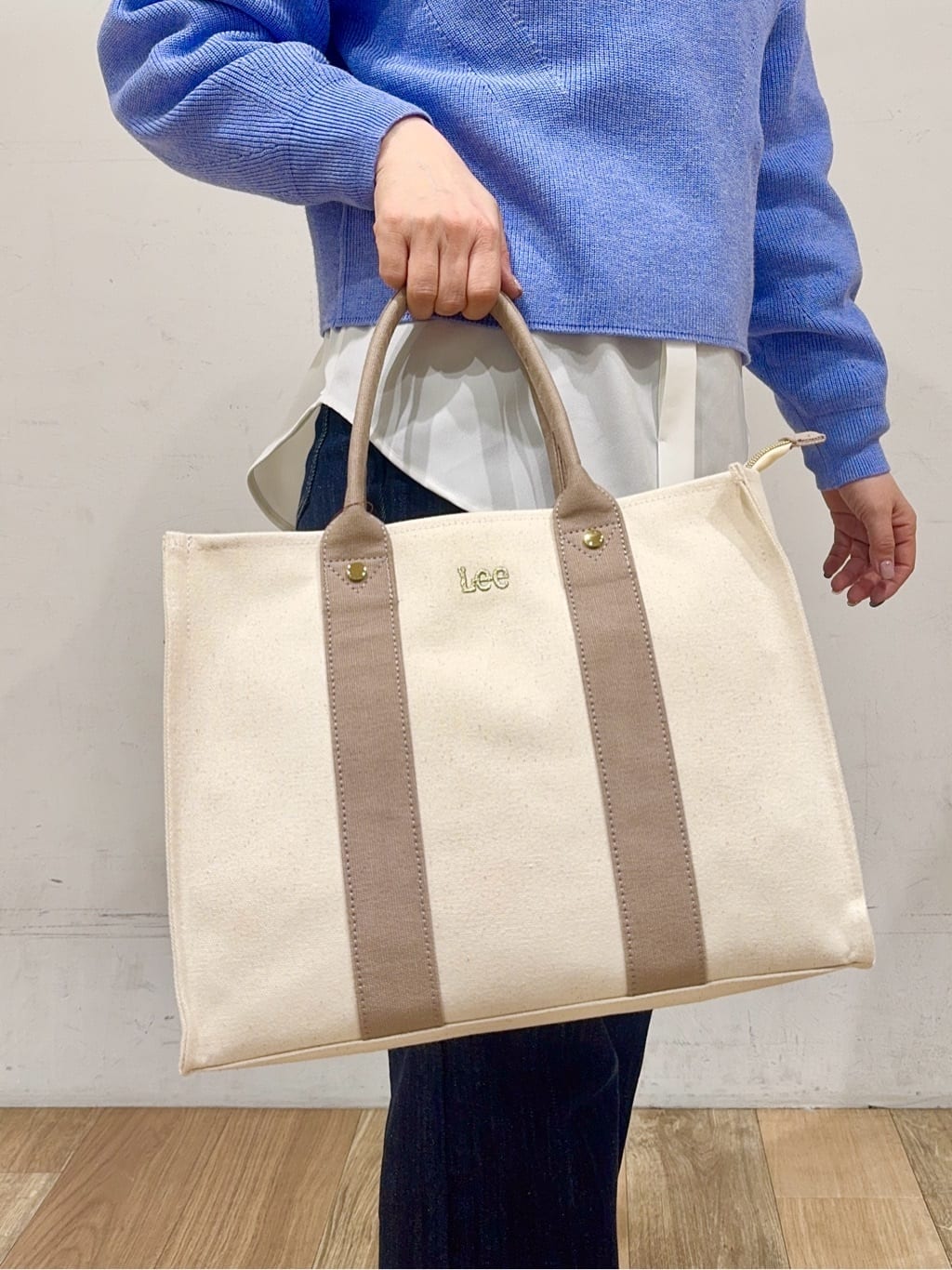 miさんの「grove｜毎日着たくなる、もちもち畦編みニット」を使ったコーディネート
