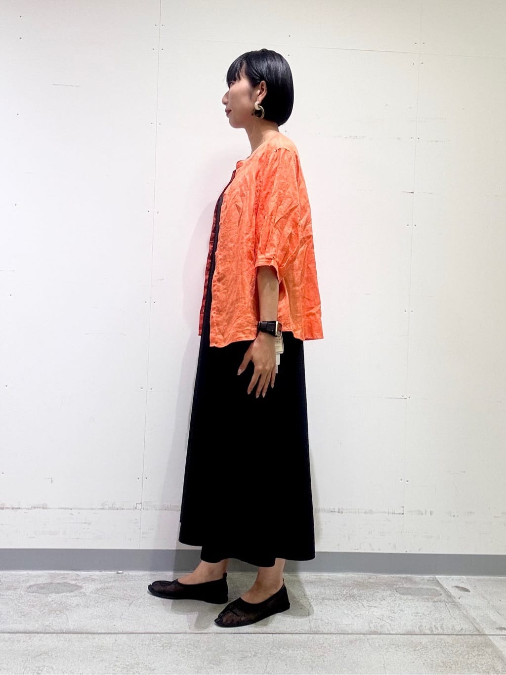 naoさんの「INDIVI｜【UVケア】エアリージョーゼット キャミワンピース」を使ったコーディネート