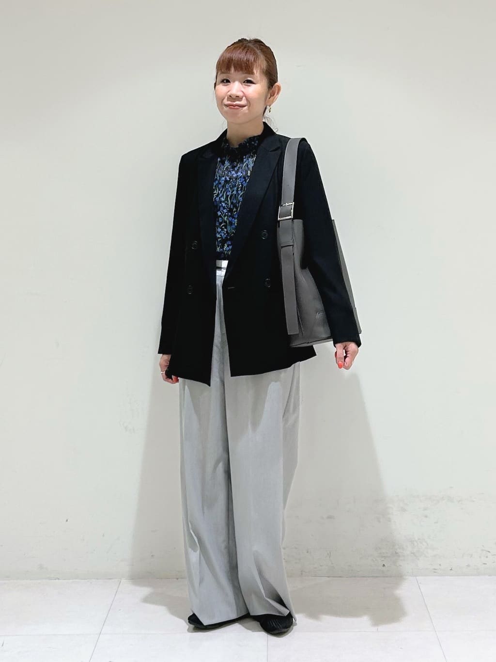 tsuyuさんの「INDIVI｜【軽く羽織れる！】ダブルジャケット」を使ったコーディネート