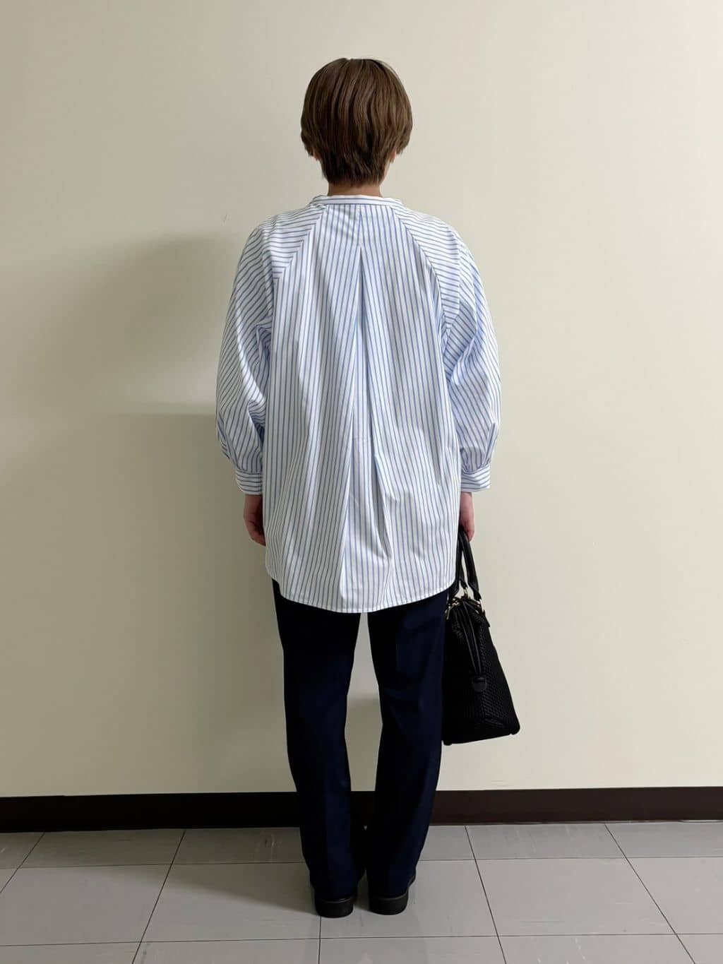 MATSUさんの「Reflect｜◆【夏SALE／E‐QUALITY／手洗い可】ストライプシャツ」を使ったコーディネート