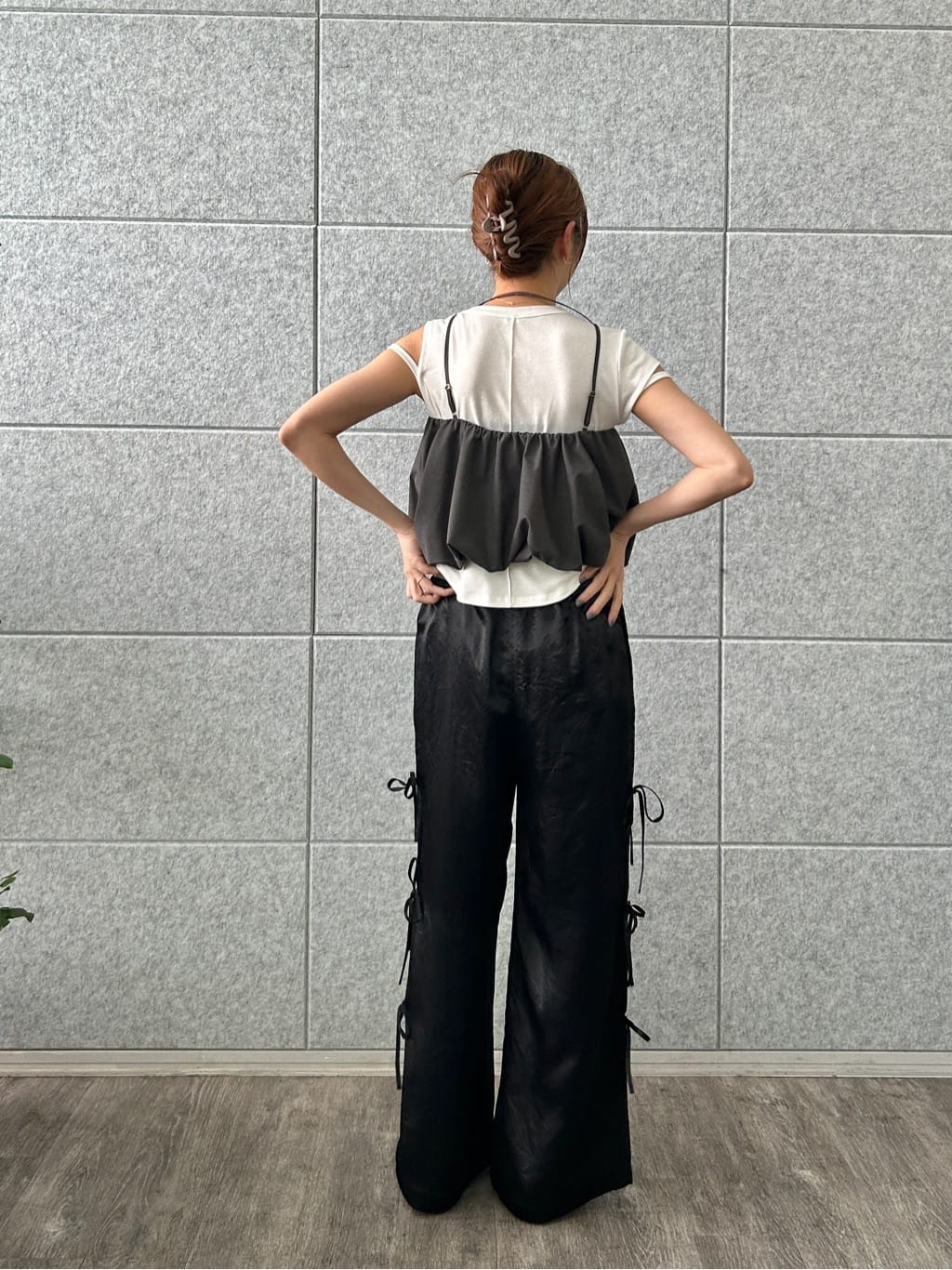 harunaさんの「CODE A｜compact edge tee」を使ったコーディネート