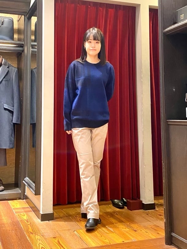 かわぴーさんの「TAKEO KIKUCHI｜【Made in JAPAN】播州織 ヘリンボン ストレート パンツ」を使ったコーディネート