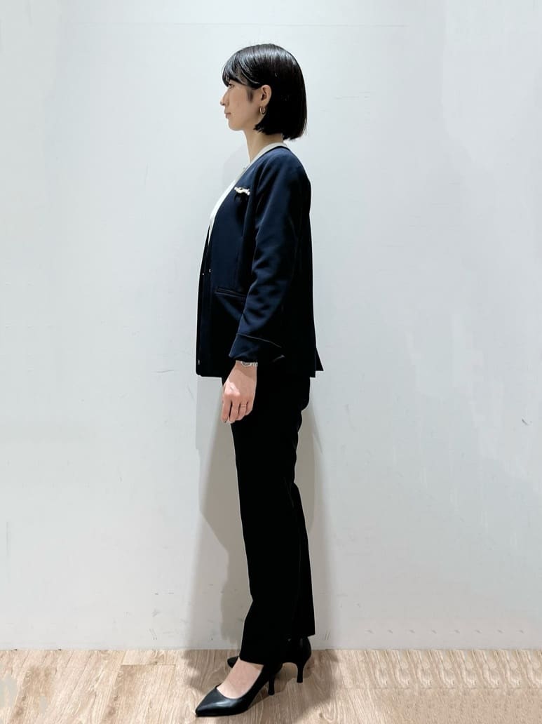 momokoさんの「OPAQUE.CLIP｜【抗菌防臭加工/7cmヒール】ベーシックパンプス/通勤対応」を使ったコーディネート