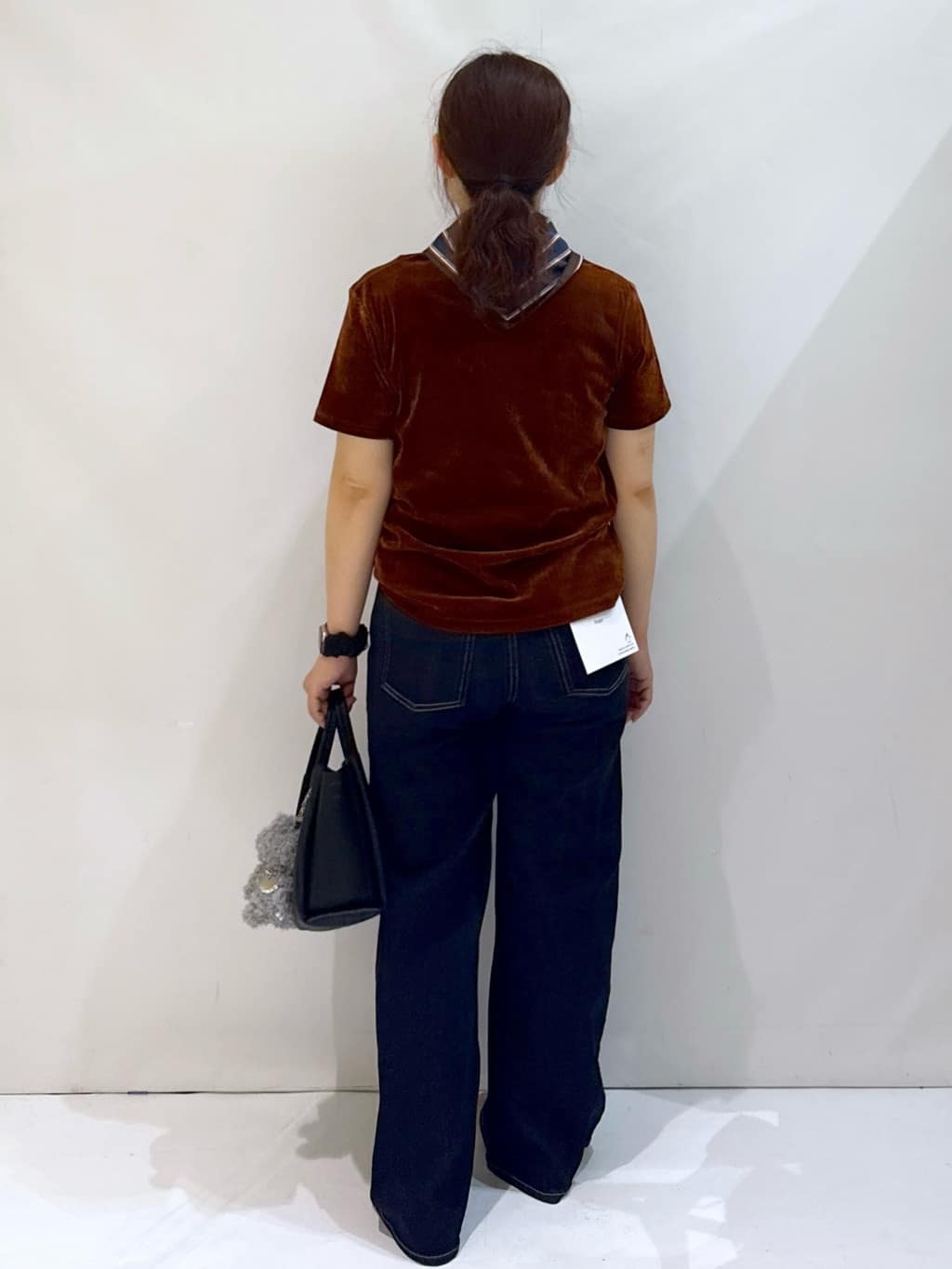 nakkoさんの「OPAQUE.CLIP｜フロッキーチュールTシャツ【洗濯機洗い可】」を使ったコーディネート