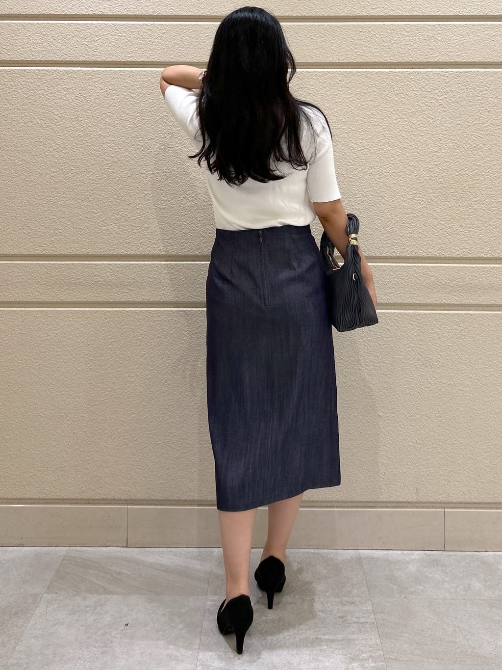 Momokaさんの「COUP DE CHANCE｜【手洗い可】衿付きニットトップス」を使ったコーディネート