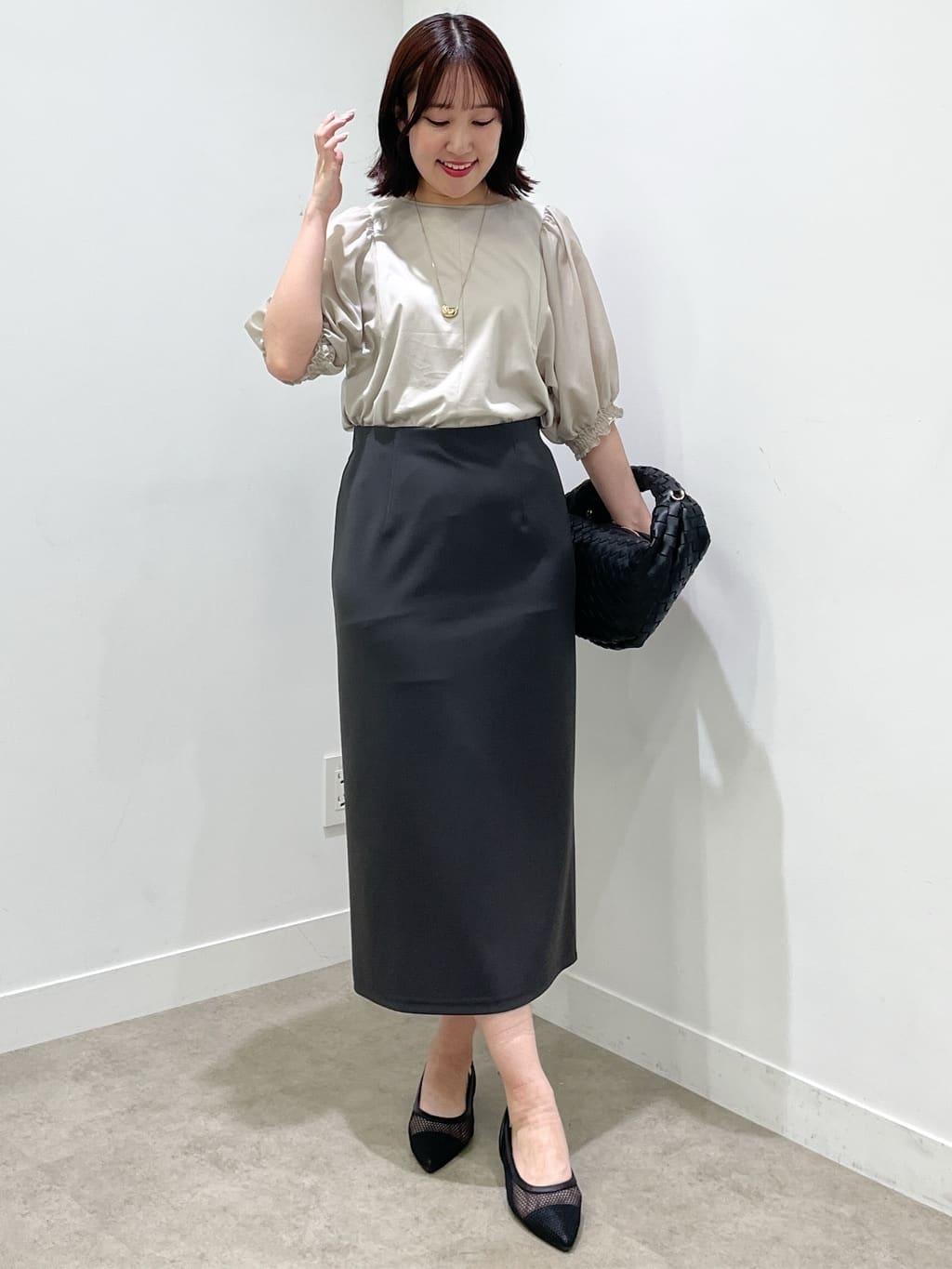 yukariさんの「Reflect｜【マシンウォッシュ可】ナロースカート」を使ったコーディネート
