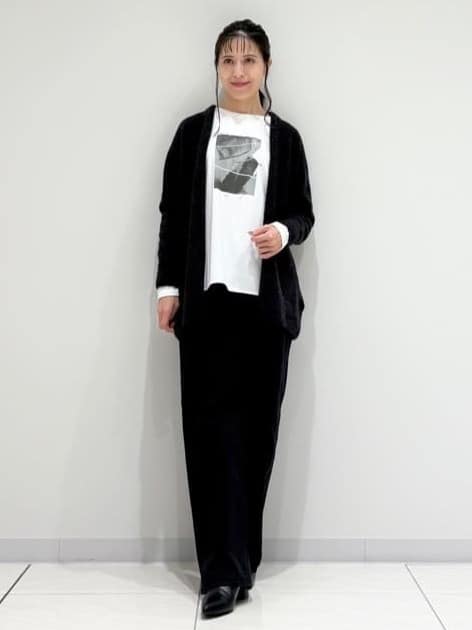 kayoさんの「INDIVI｜【UVケア】プリントフォトロングTシャツ」を使ったコーディネート