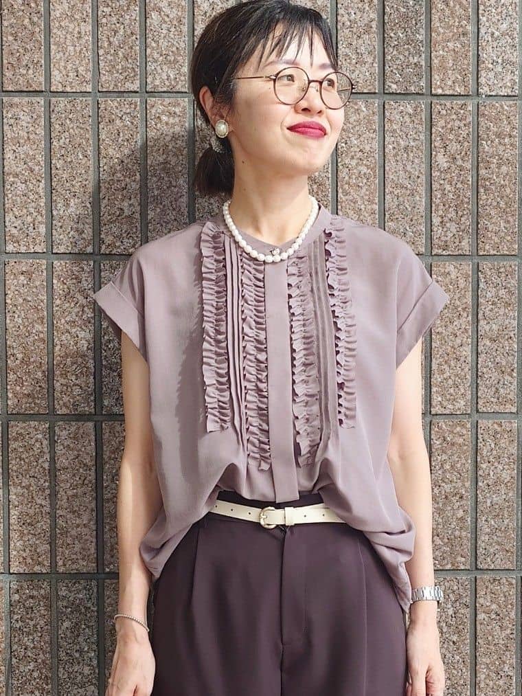 MUTSUKOさんの「UNTITLED｜【セレモニー】淡水パールショートネック」を使ったコーディネート