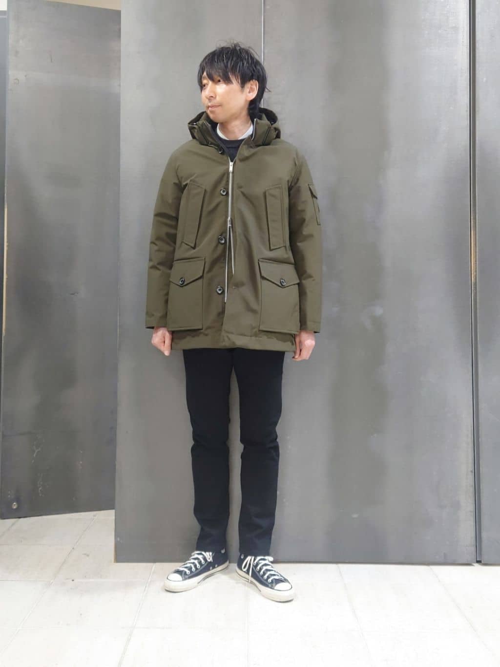 kawamuさんの「TAKEO KIKUCHI｜【Sサイズ～】ストレッチ デニム パンツ」を使ったコーディネート