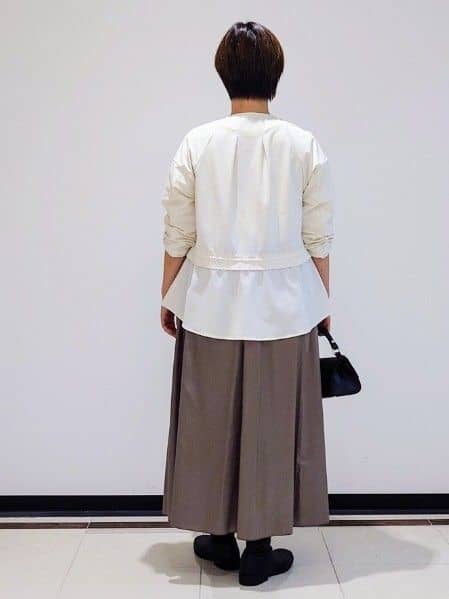 gissyさんの「INDIVI｜【UVケア】プリントフォトロングTシャツ」を使ったコーディネート
