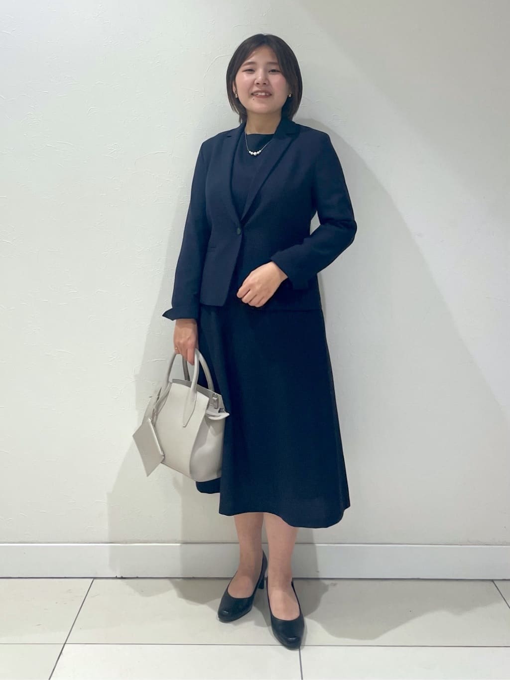 YUUKIさんの「INDIVI｜【セレモニーにおすすめ！】パール調トップネックレス」を使ったコーディネート