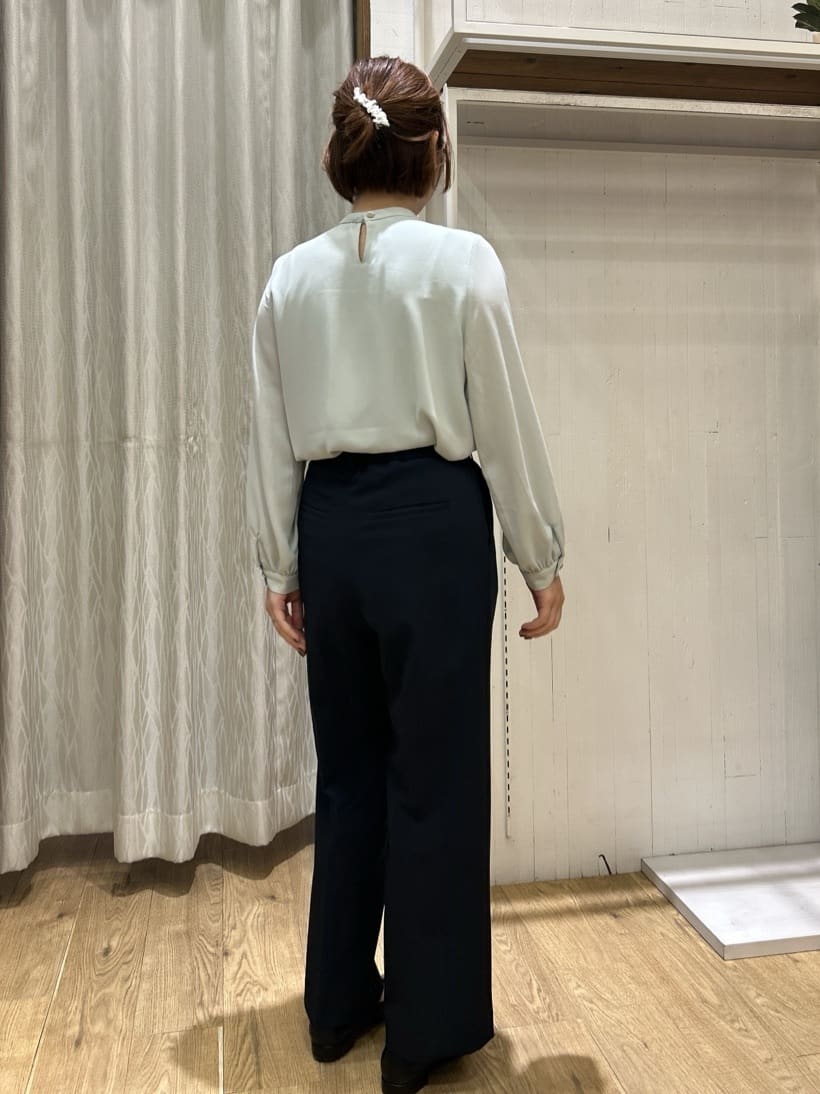 ga_riさんの「THE SHOP TK｜【通勤・きちんと見えに】ダブルクロス ペプラムジレ/セットアップ可」を使ったコーディネート