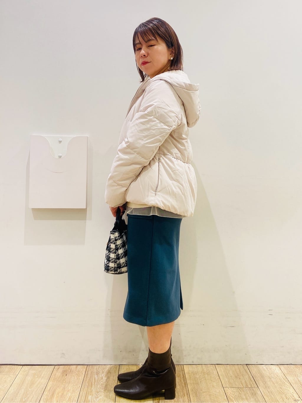 YUKOさんの「index｜ポケットタイトスカート【洗濯機OK／イージーケア／防シワ】」を使ったコーディネート