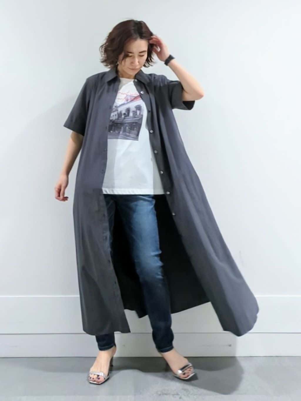 ミズタさんの「UNTITLED｜【Healthy DENIM&times;UNTITLED】別注 R Mrytle（リマートル）テーパードデニム」を使ったコーディネート