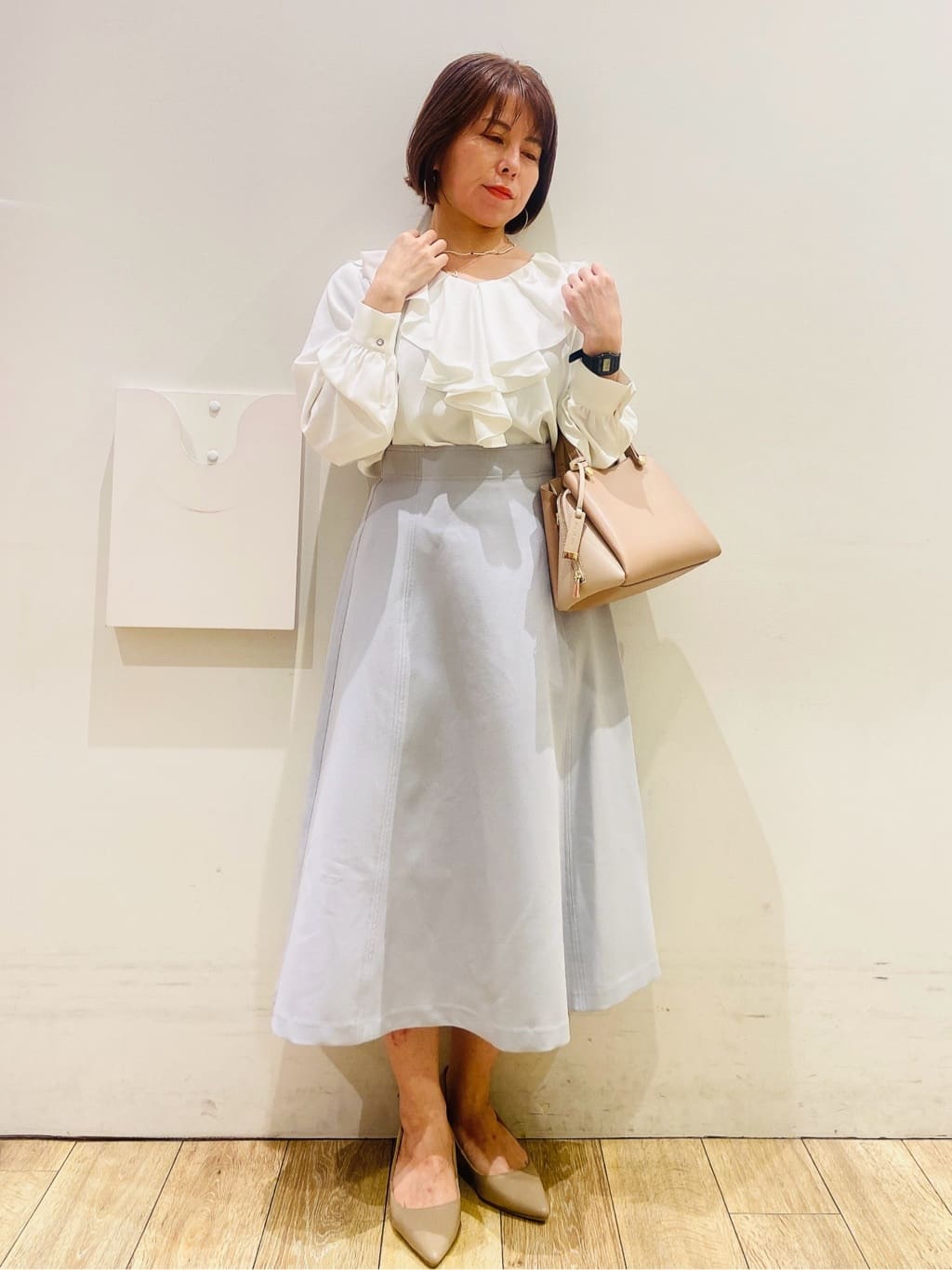 YUKOさんの「index｜ベーシックパンプス」を使ったコーディネート