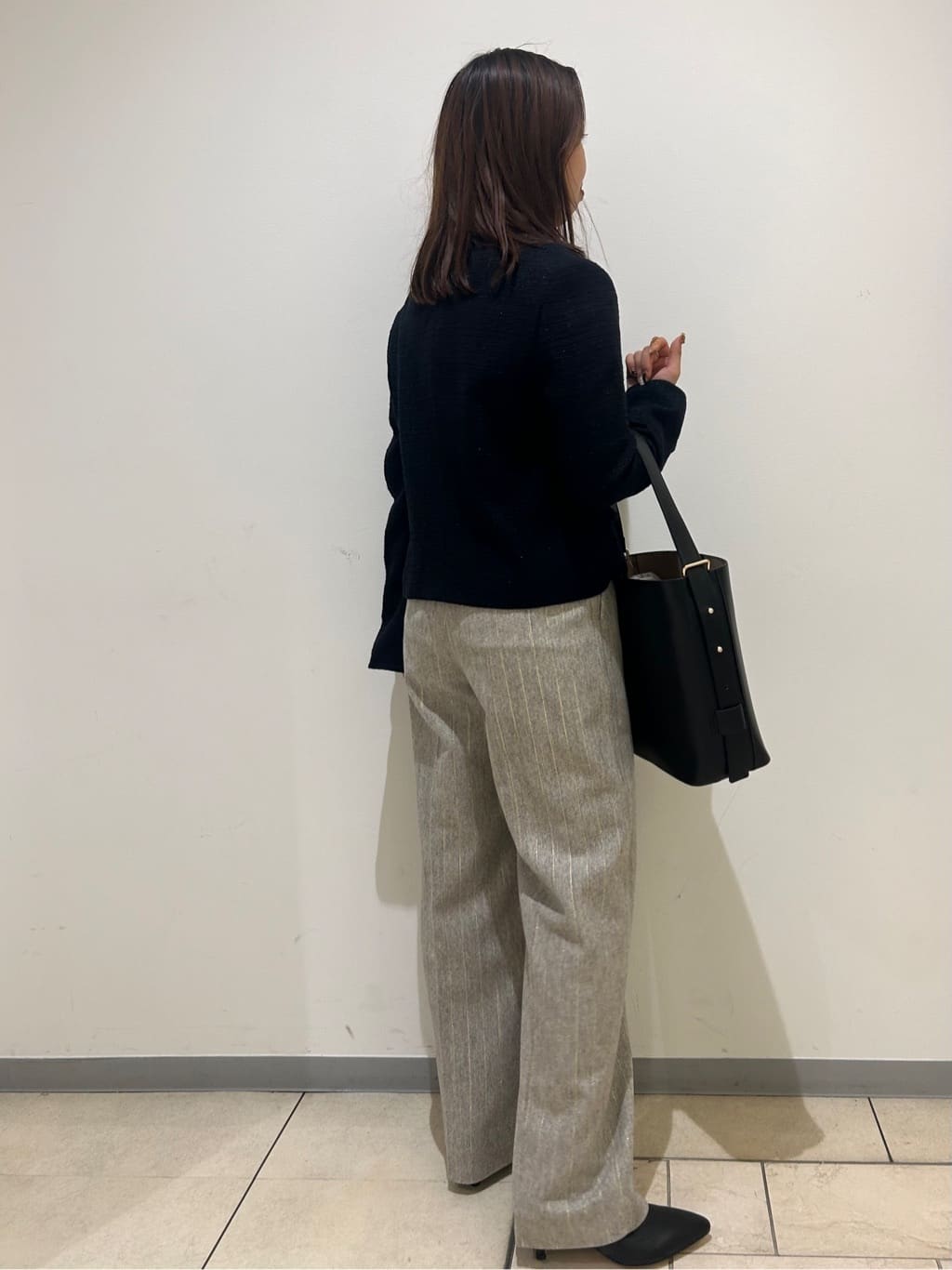 kanoさんの「UNTITLED｜◆【入卒/セレモニー/通勤】ラメツイード ノーカラージャケット」を使ったコーディネート