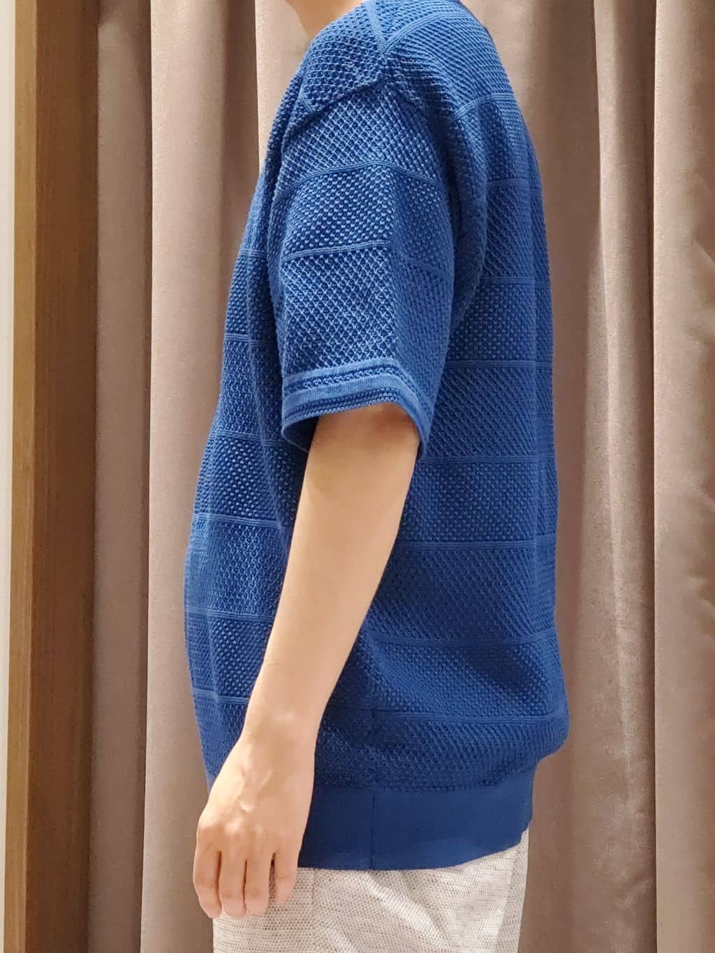 ishidaさんの「TAKEO KIKUCHI｜【尾州織】リネンブレンド メッシュパンツ」を使ったコーディネート