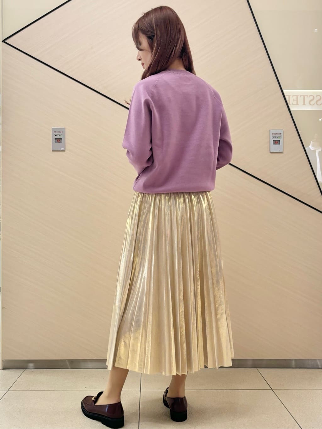 Rinaさんの「DRESSTERIOR｜◆【洗える/7色展開】ウォッシャブルコットンカシミヤニット」を使ったコーディネート