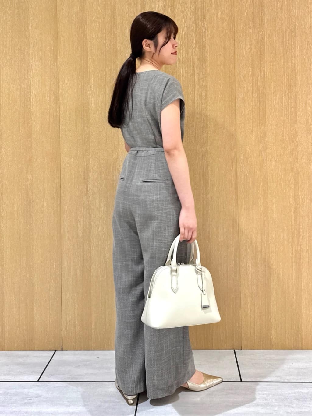 nanaさんの「UNTITLED｜【接触冷感/オールインワン/洗える】梳毛調合繊コンビネゾン」を使ったコーディネート
