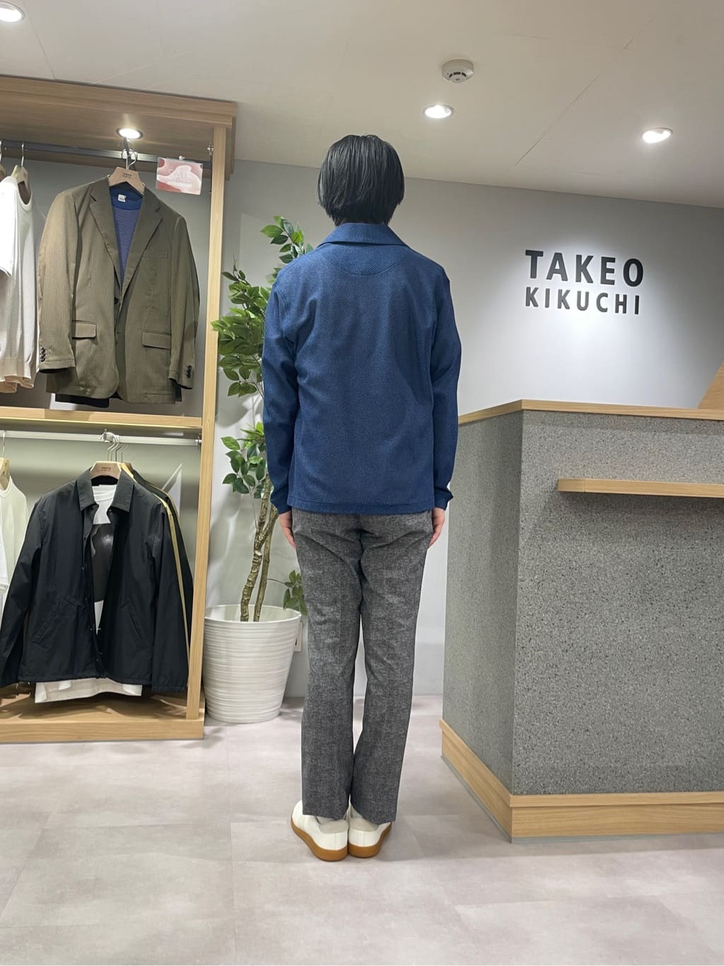 TAKE✳︎さんの「TAKEO KIKUCHI｜【抗菌防臭】COOL DOTS（R）ドビープリント パンツ」を使ったコーディネート