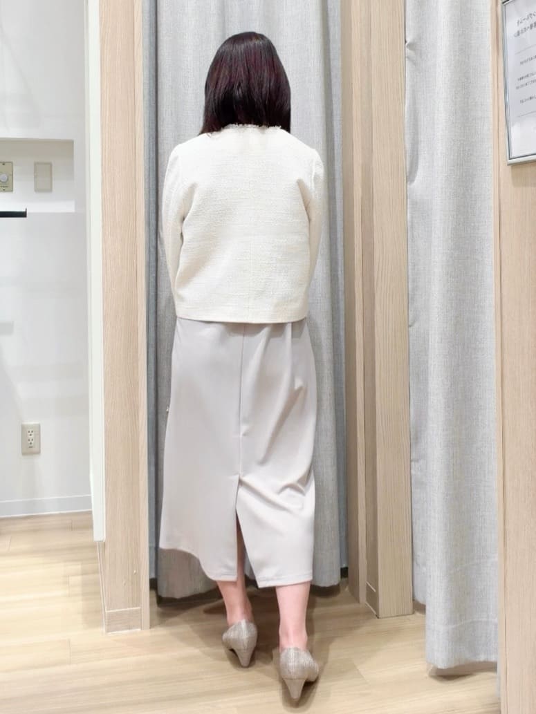 Fumikaさんの「grove｜【ハレの日・通勤】着回しできる上品ツイードジャケット」を使ったコーディネート