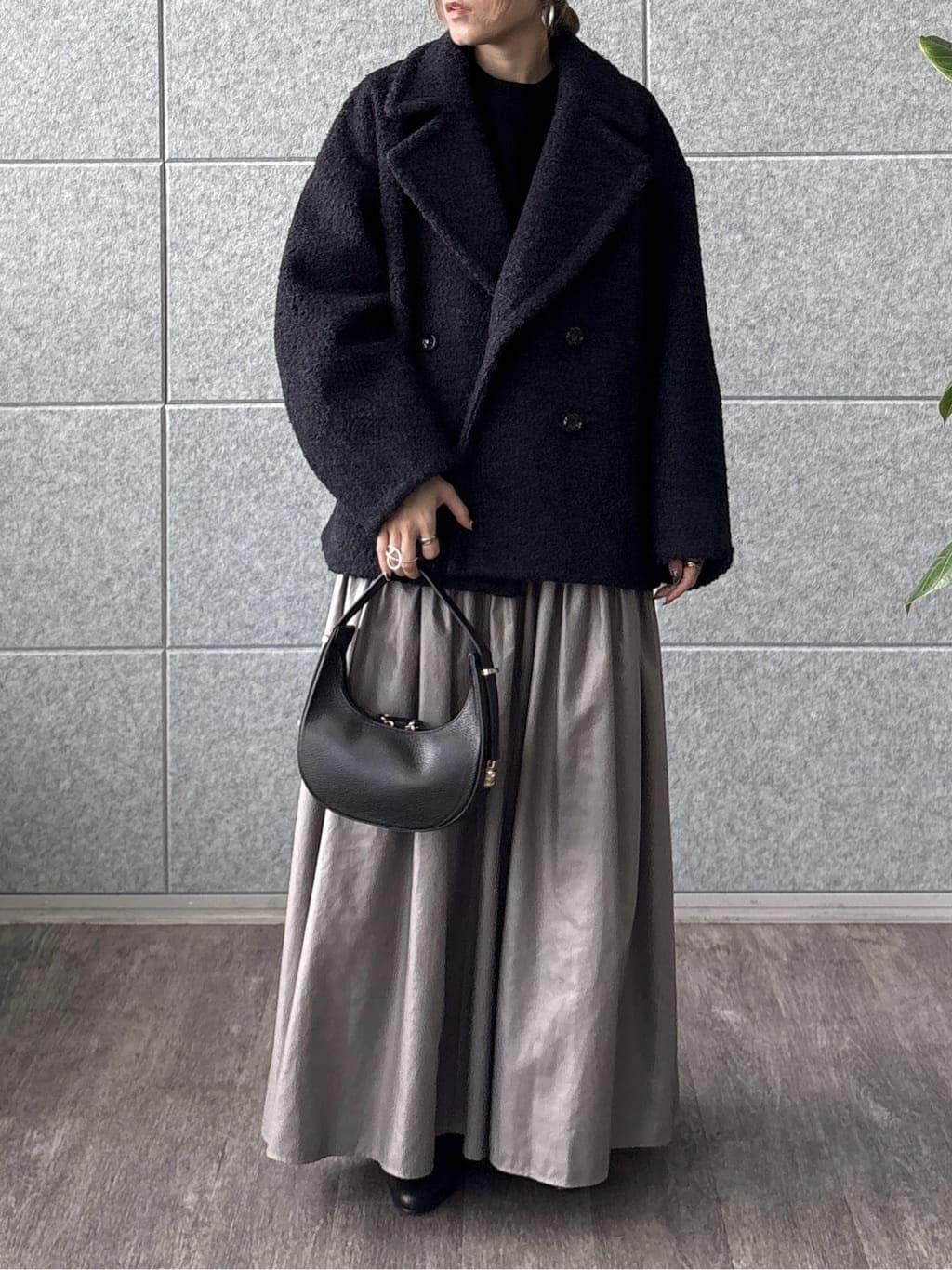 kotakiさんの「INDIVI｜【洗える】ヘアリーフォルムニット」を使ったコーディネート