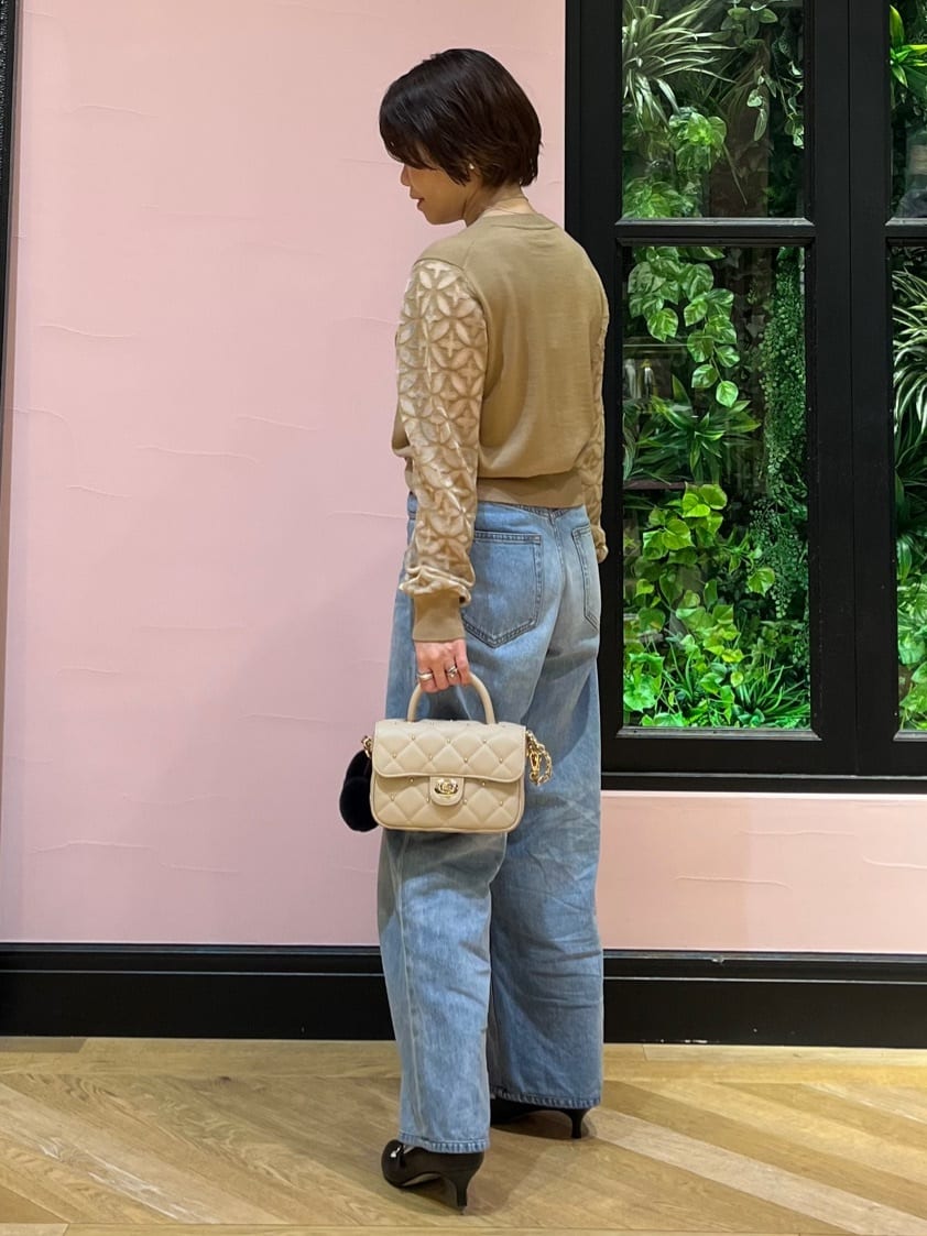 ogataさんの「DRESSTERIOR｜キルテッドショルダーバッグ」を使ったコーディネート