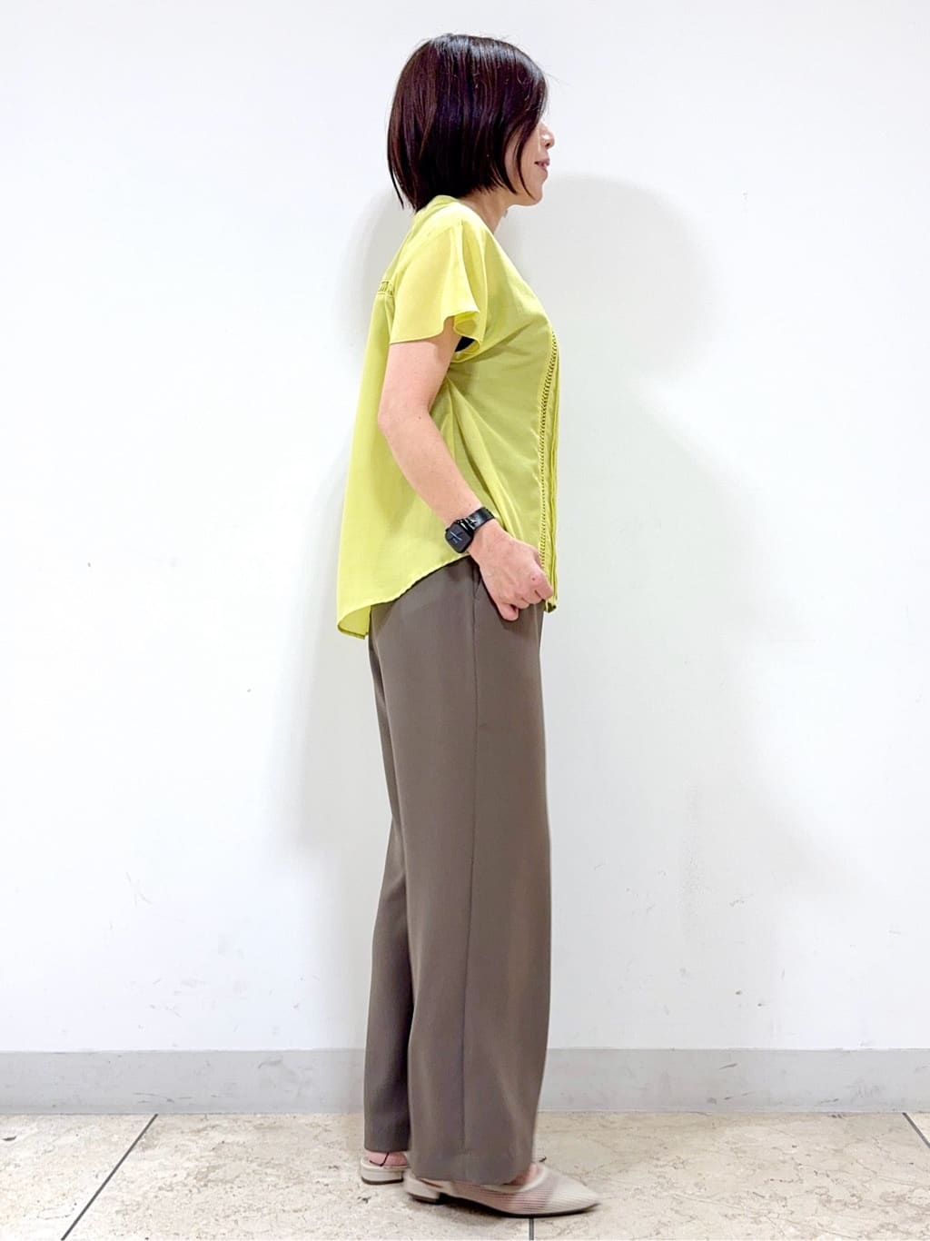 kaeさんの「Reflect｜◆【選べる7色◎／手洗い可】フロントピンタックデザインブラウス」を使ったコーディネート