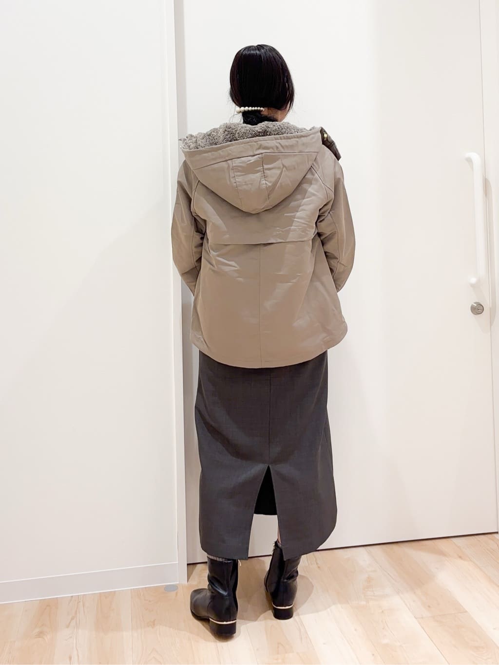 miraiさんの「grove｜【名品アウター/3WAY・はっ水】ボアライナー付マウンテンパーカ」を使ったコーディネート