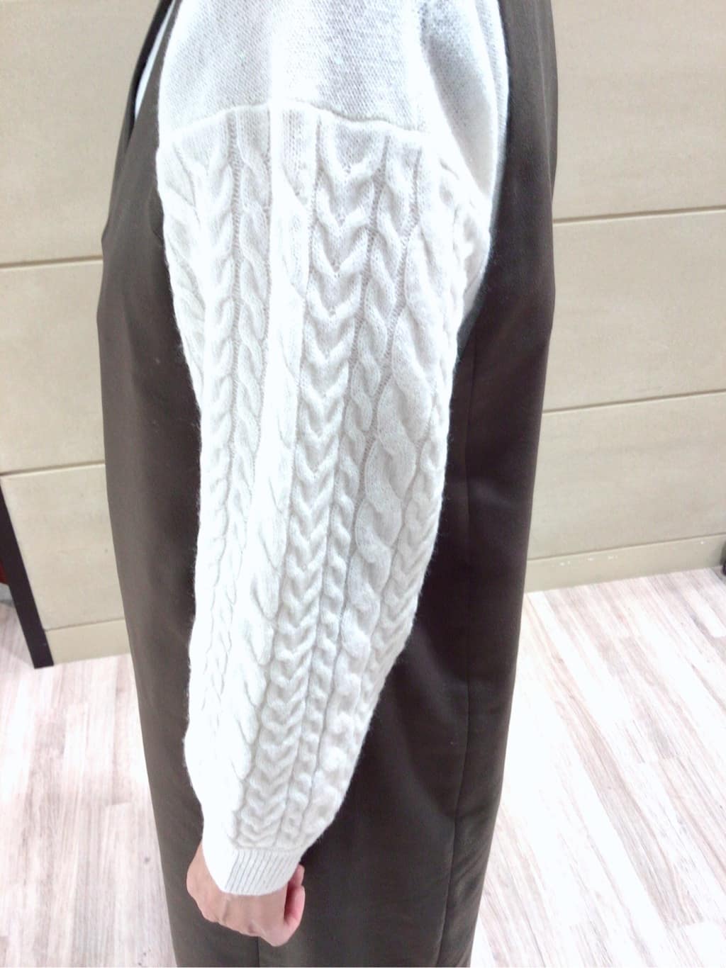 Ariさんの「Reflect｜【SS-4Lサイズ／衿が顔に当たらない◎】スタンドネックミドルコート」を使ったコーディネート