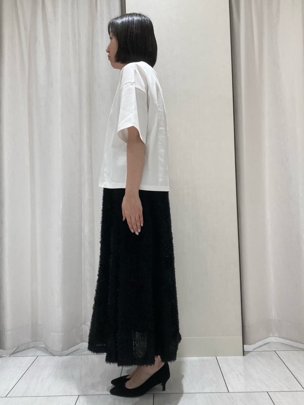 わたなべさんの「UNTITLED｜【吸水速乾/洗える】ハーフスリーブジャケット」を使ったコーディネート