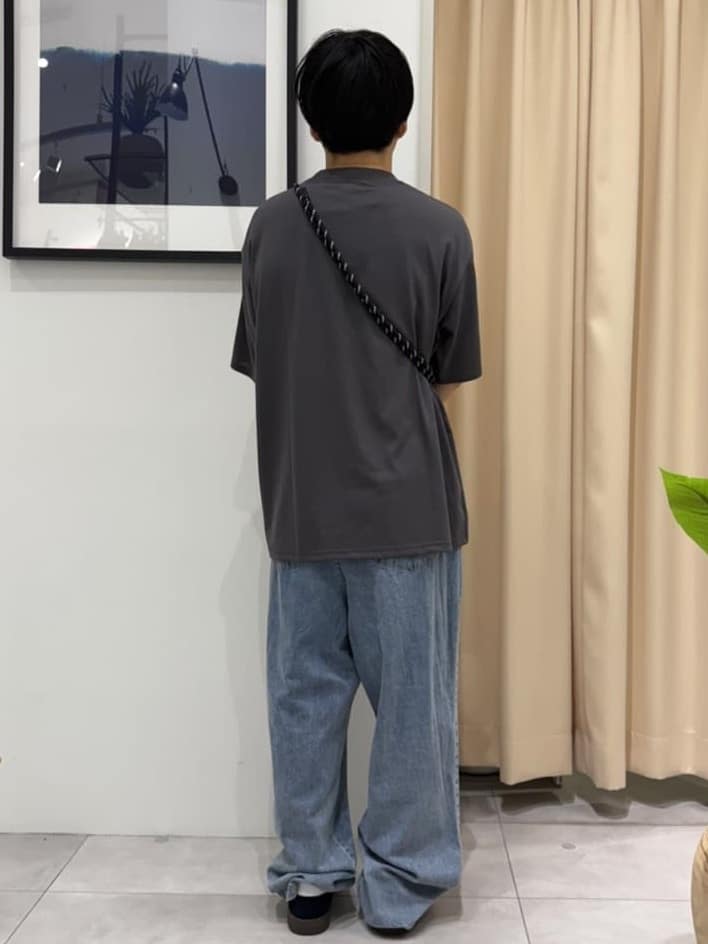 はさんの「THE SHOP TK｜カレッジロゴ半袖Tシャツ /親子リンク/洗濯機OK」を使ったコーディネート