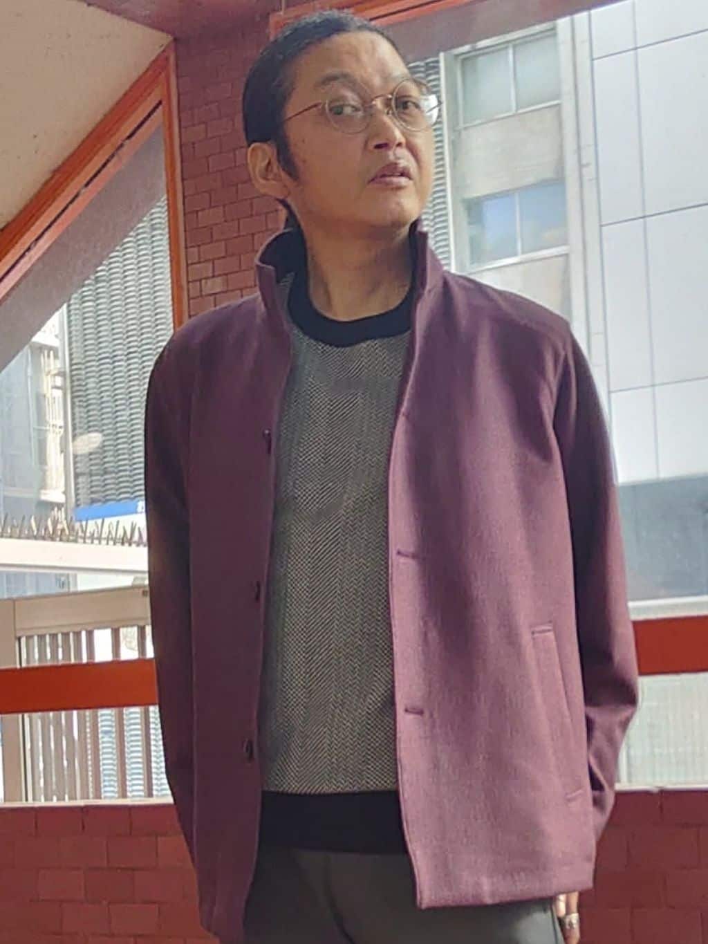 かしげるさんの「TAKEO KIKUCHI｜【DOWN FABRIC】ダウンファブリック スタンドカラーブルゾン」を使ったコーディネート