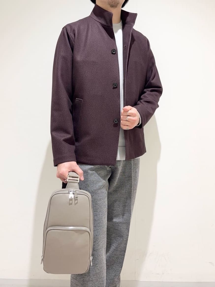 及川さんの「TAKEO KIKUCHI｜【DOWN FABRIC】ダウンファブリック スタンドカラーブルゾン」を使ったコーディネート
