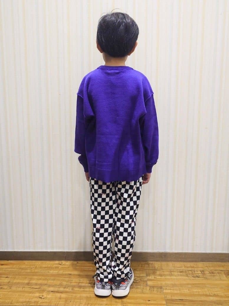 Yuiさんの「SHOO･LA･RUE｜【100-150cm】裏シャギーアソート総柄パンツ」を使ったコーディネート