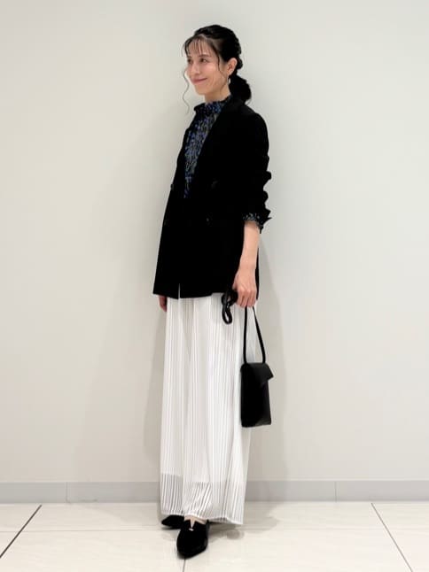 kayoさんの「INDIVI｜【軽く羽織れる！】ダブルジャケット」を使ったコーディネート