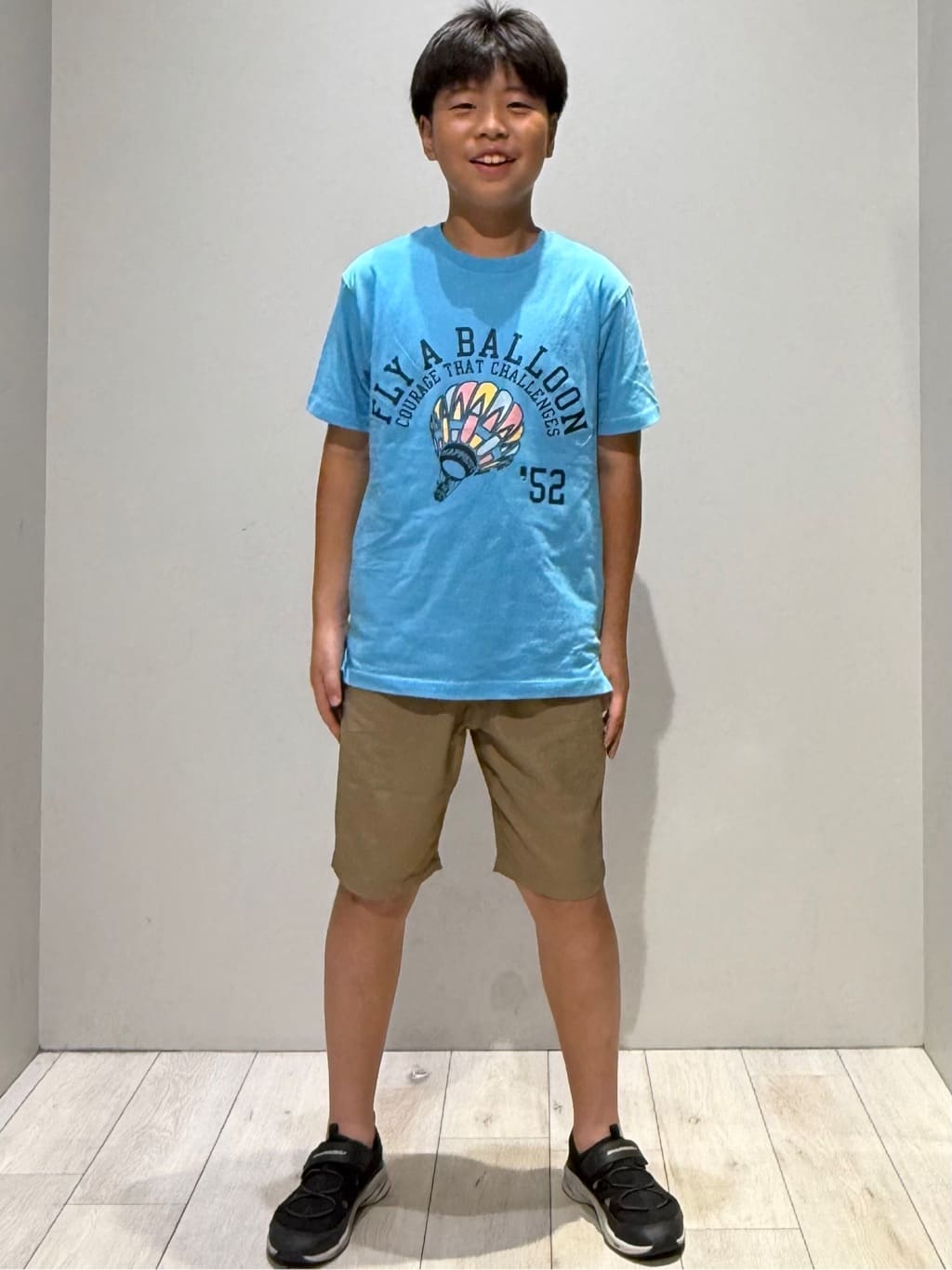 kuboさんの「THE SHOP TK｜【110－160/6色展開】コットン半袖Tシャツ/洗濯機OK」を使ったコーディネート