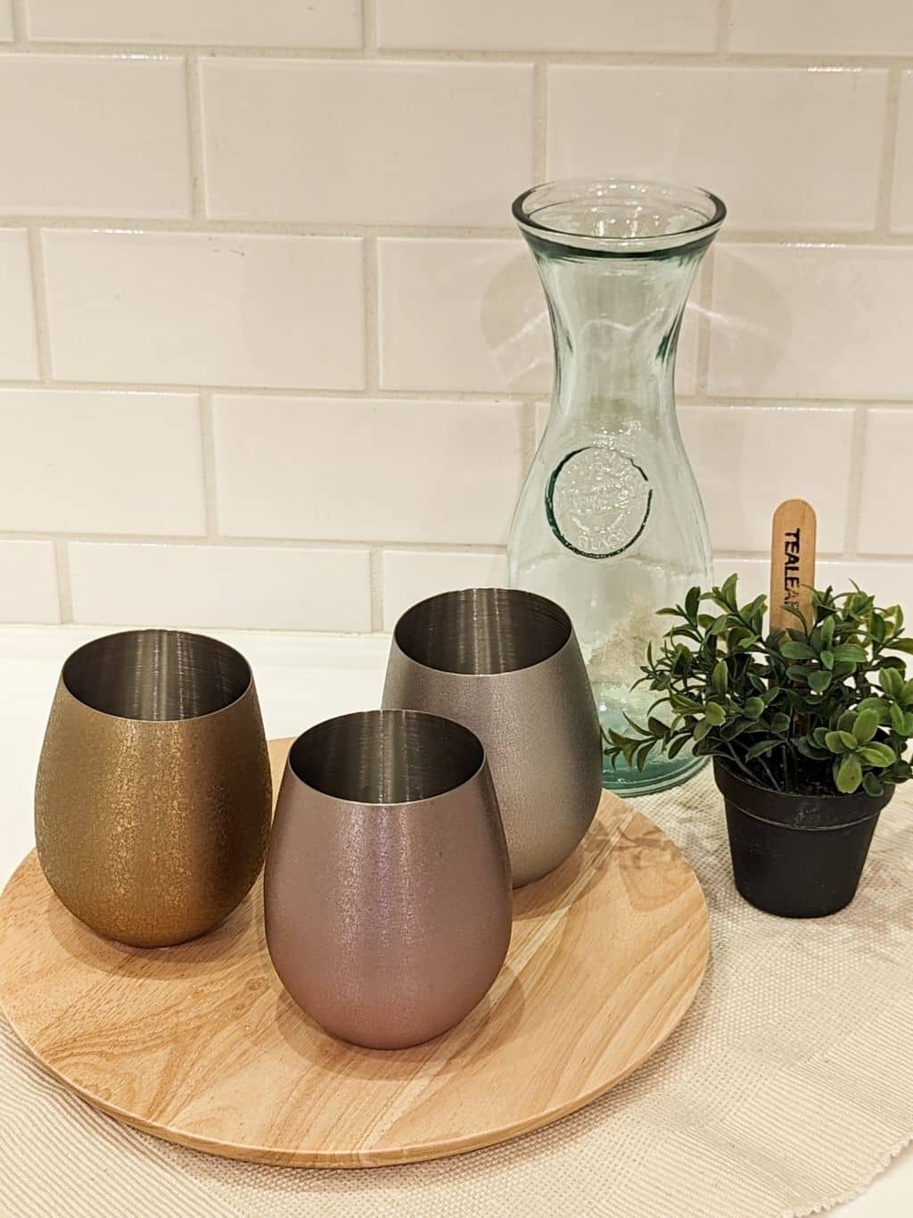 シモさんの「212 KITCHEN STORE｜ヴィンテージ ラウンドタンブラー GD」を使ったコーディネート