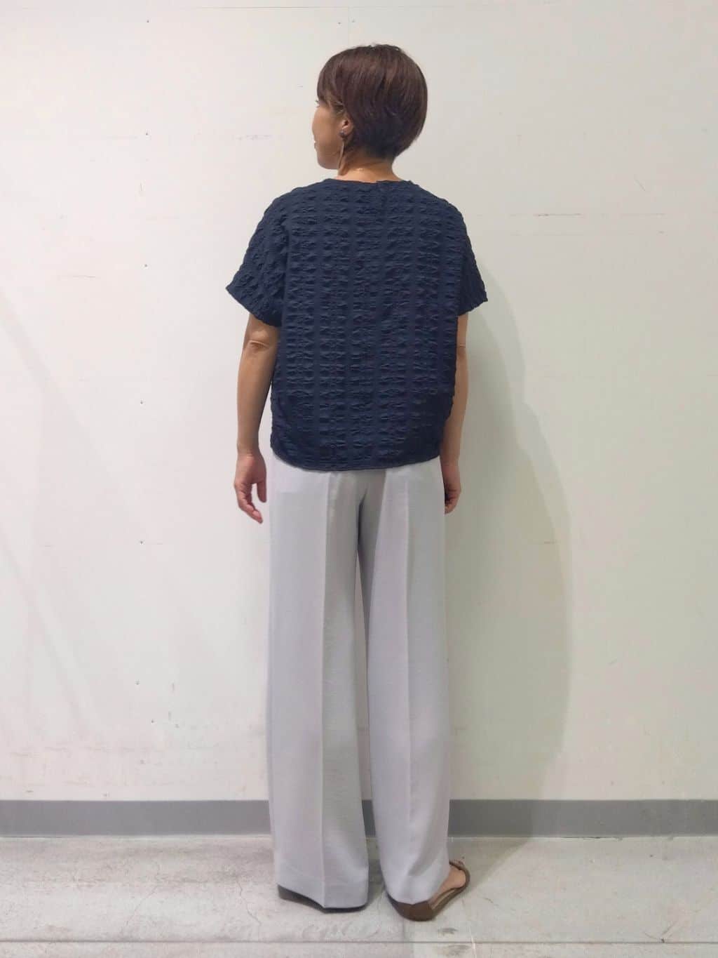 Kさんの「INDIVI｜【着る日傘／遮熱／UVケア】ダブルジャケット」を使ったコーディネート