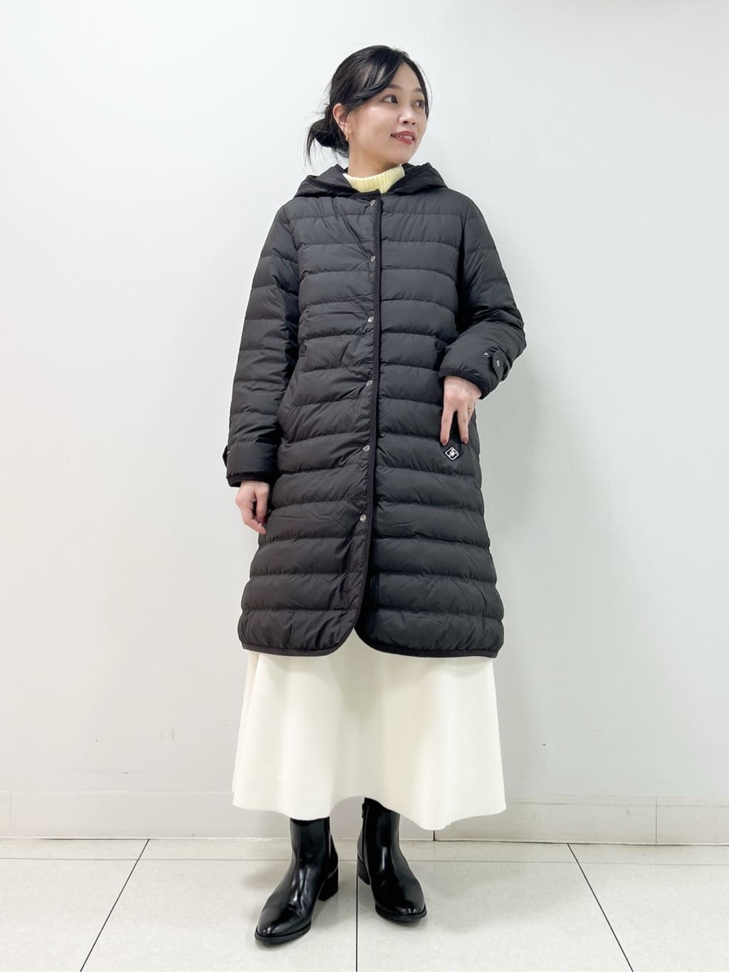 Kaiさんの「Dessin｜【撥水・2WAY】ミュラーダウンコートロング丈」を使ったコーディネート