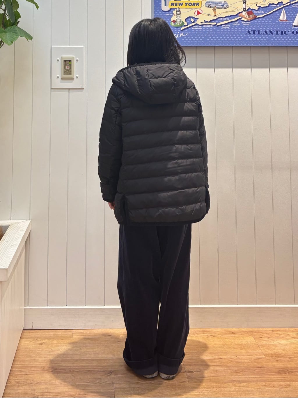 OKADAさんの「Dessin｜【撥水・2WAY】ミュラーダウンコートミドル丈」を使ったコーディネート