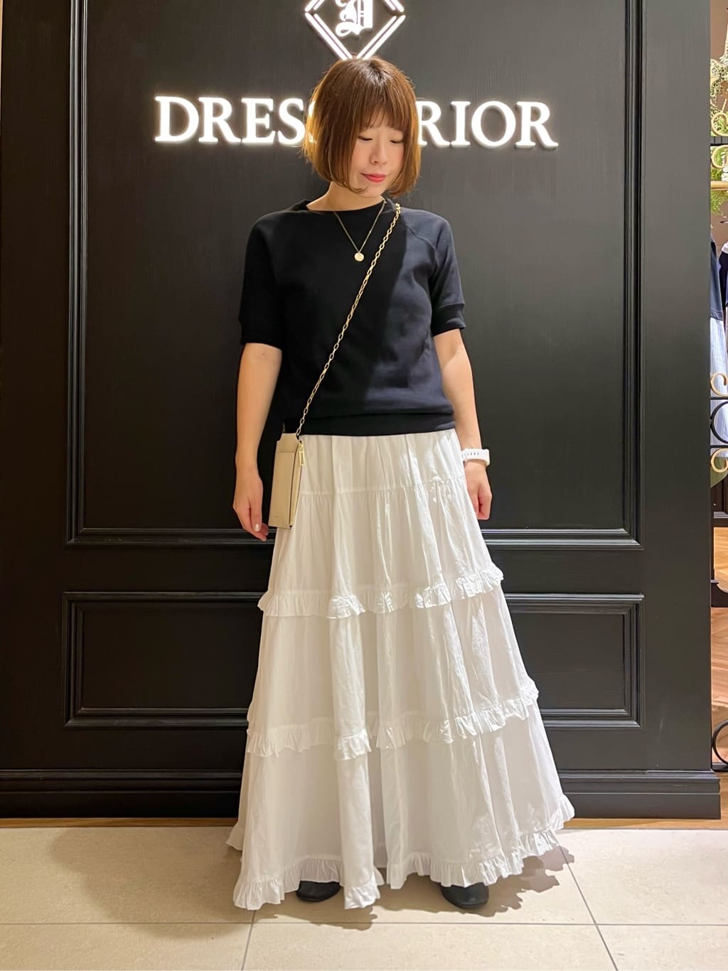 yahataさんの「DRESSTERIOR｜【定番/人気】ラグランハーフスリーブプルオーバー」を使ったコーディネート
