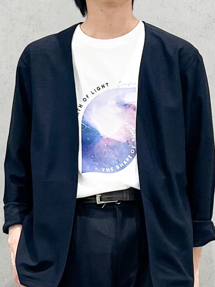 SHI-MAさんの「THE SHOP TK｜シャリルジャージ カーディガン 洗濯機OK/吸水速乾/イージーケア/セットアップ可」を使ったコーディネート