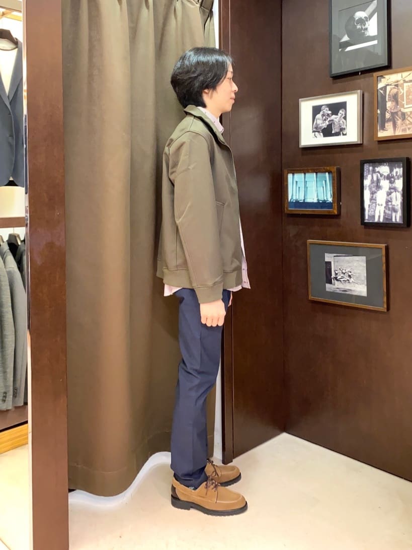 コバヤシさんの「TAKEO KIKUCHI｜ハットモチーフ ジャカード ストライプ シャツ」を使ったコーディネート