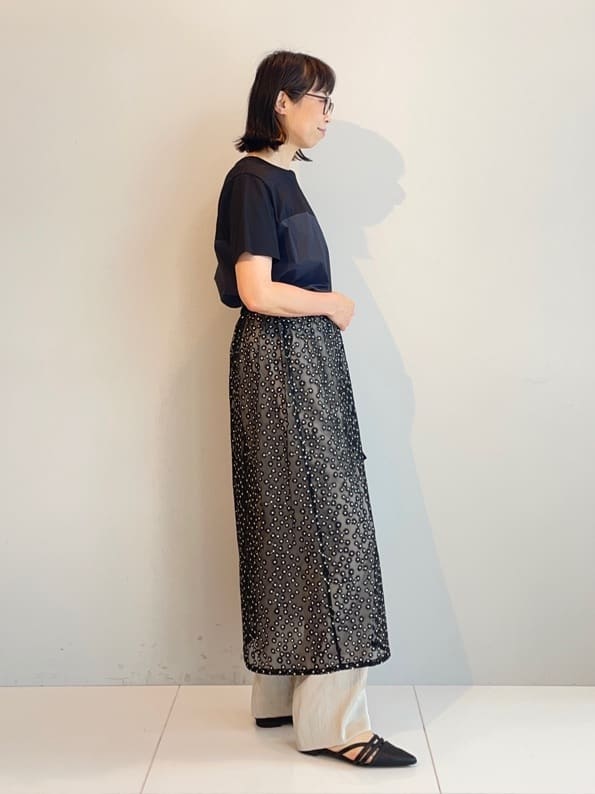murayamaさんの「INDIVI｜【洗える】ビスチェレイヤード風トップス」を使ったコーディネート