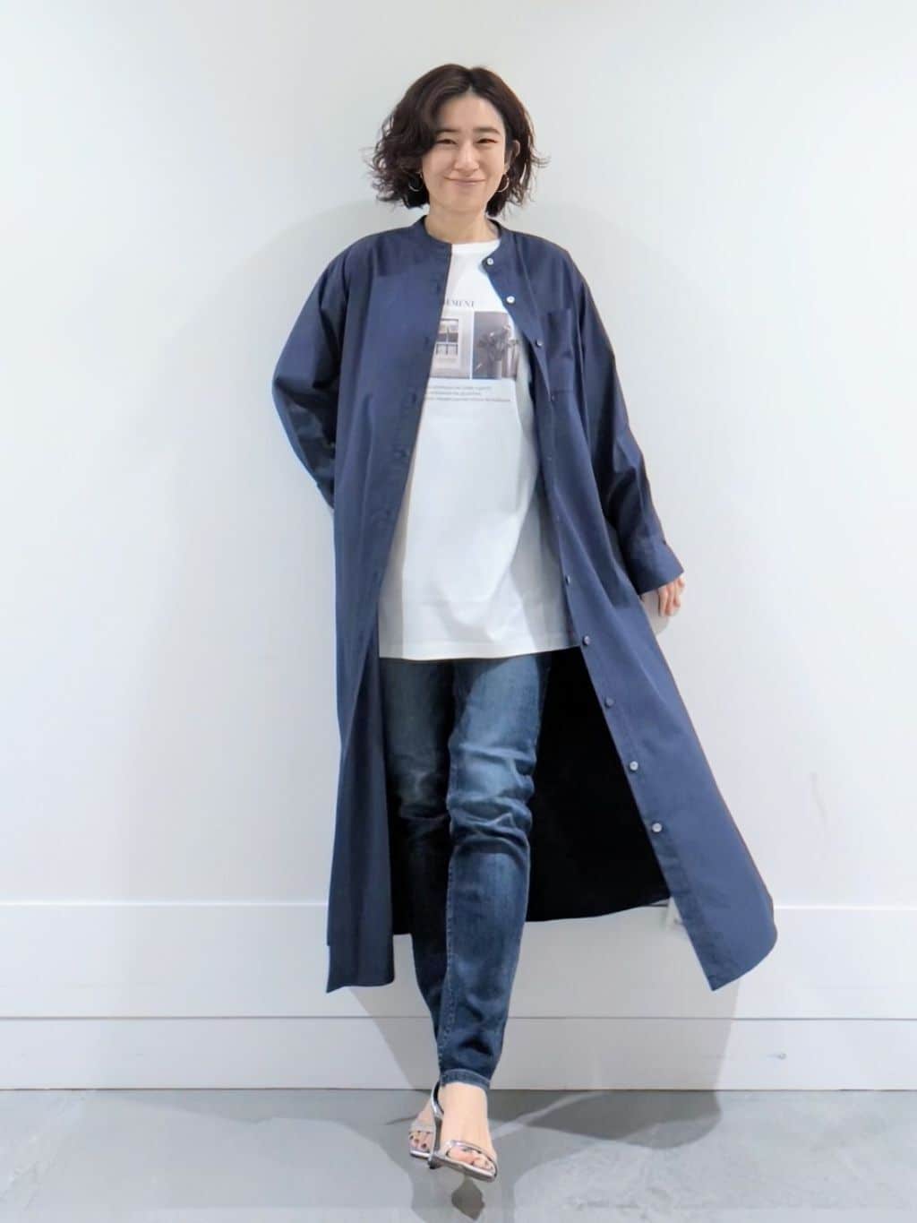 ミズタさんの「UNTITLED｜【Healthy DENIM&times;UNTITLED】別注 R Mrytle（リマートル）テーパードデニム」を使ったコーディネート