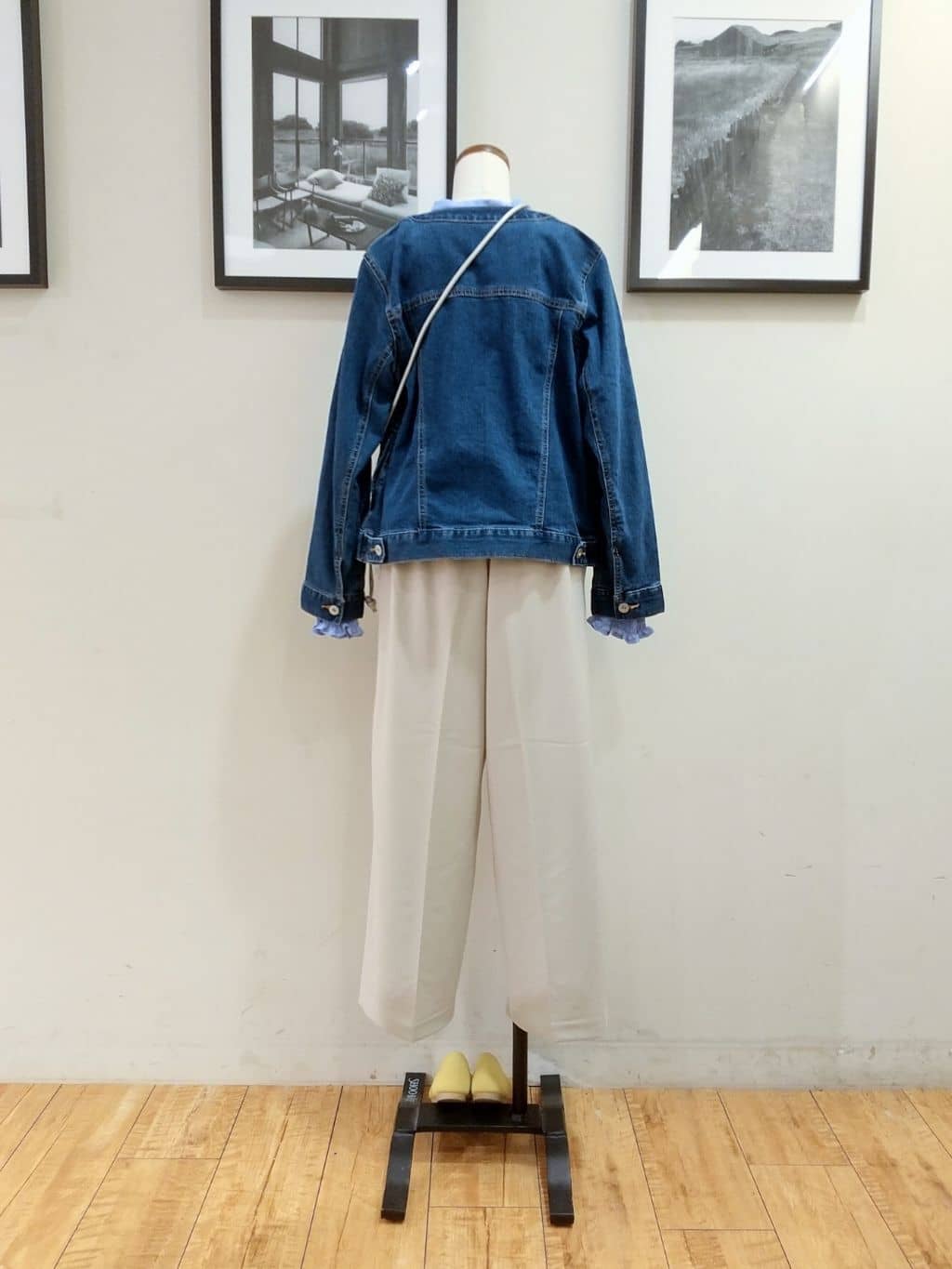 名前さんの「SHOO･LA･RUE｜◆プリーツ巾着ショルダーバッグ」を使ったコーディネート